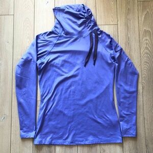 Nike Pro Hyperwarm Dri-Fit Mock Turtleneck Training Top in Lavender Size L